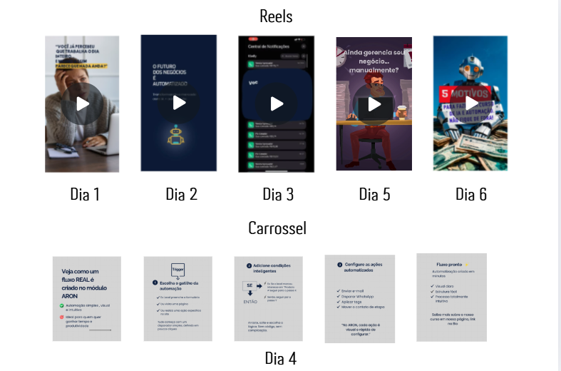 Criativos para Instagram